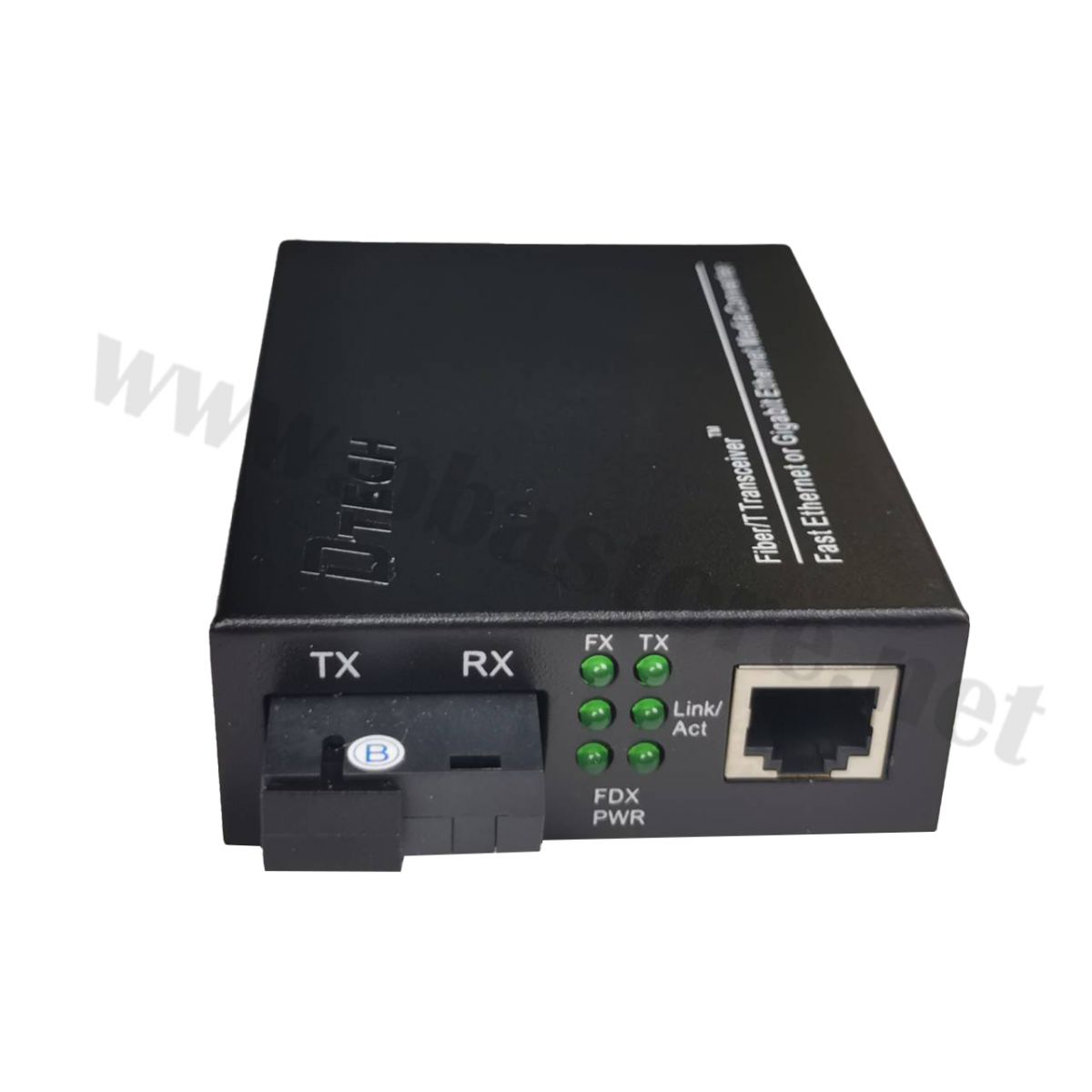 Convertitore Di Media In Fibra Gigabit Ethernet 10/100/1000M – BIDI 40km, SC Monomodale, RJ45
