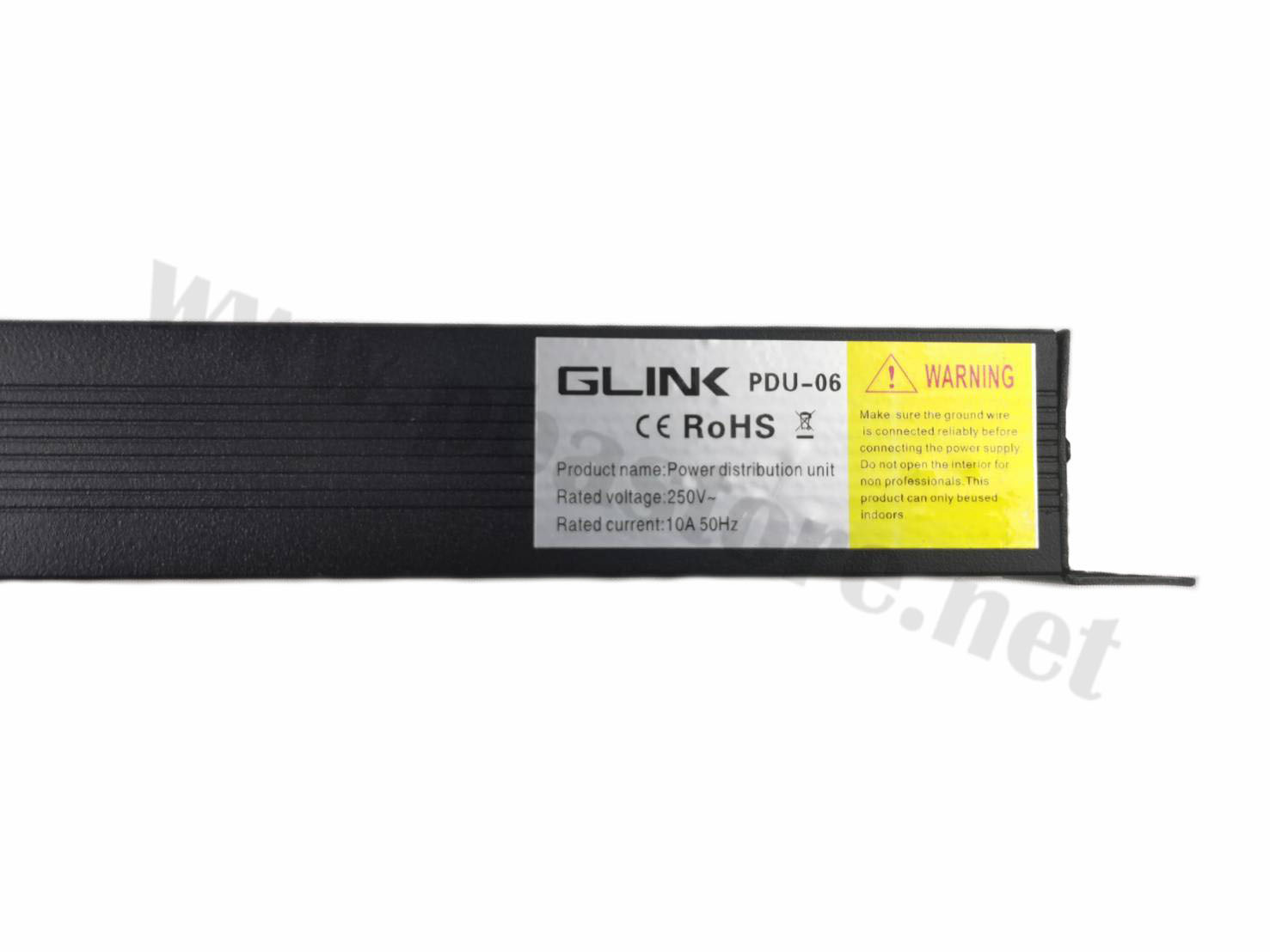 ปลั๊ก Rack 12 ช่อง Glink รุ่น PDU-06 สำหรับติดตั้งในตู้แร็ค เป็นปลั๊กไฟ ...