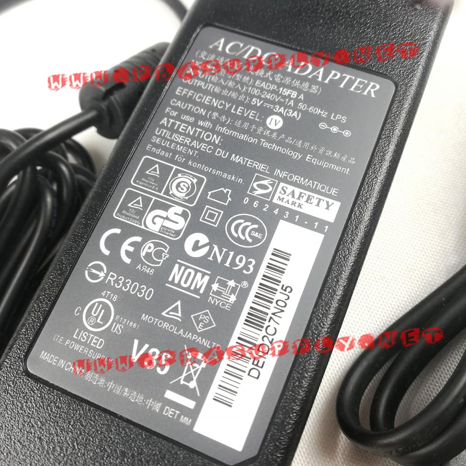 Adapter 5V 3A ตัวใหญ่ / 5VDC3A อะแดปเตอร์ ของแท้ไต้หวัน For CCTV ...
